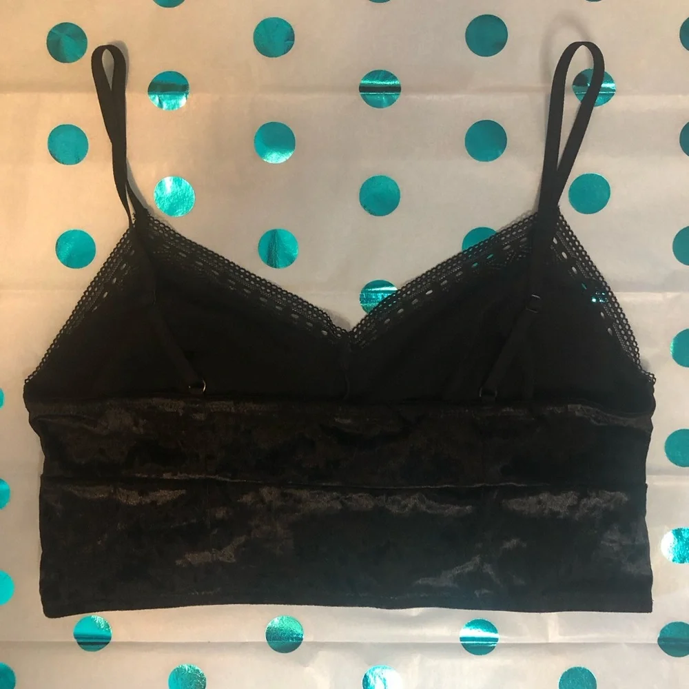Flirtitude BraletteTop Velvet Black